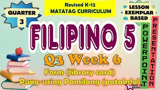Filipino 5 Quarter 3 Week 6 MATATAG Curriculum / Revised K-12 LE Based PowerPoint Presentation screenshot 5