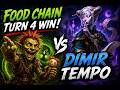 Gruul Food Chain vs Dimir Tempo