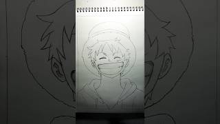 Arbu x Luffy PencilDrawing Onepiece Sketch Art. #anime #onepiece #luffy #art #drawing #shorts #viral