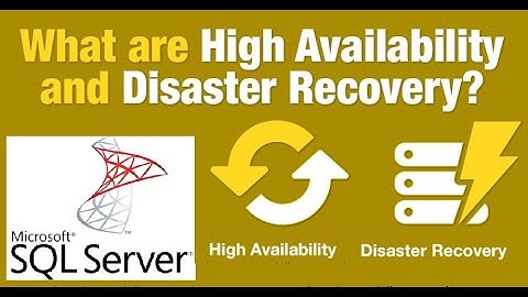 High Availability and Disaster Recovery in SQL server || Ms SQL