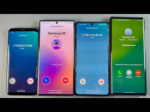 Incoming Calls LG Wing + Samsung Galaxy S8 + Samsung Galaxy S24 Ultra + Samsung Galaxy Note 20