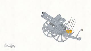 MY WEAPONS ARTILLERY CANNON TEST ANIMATION