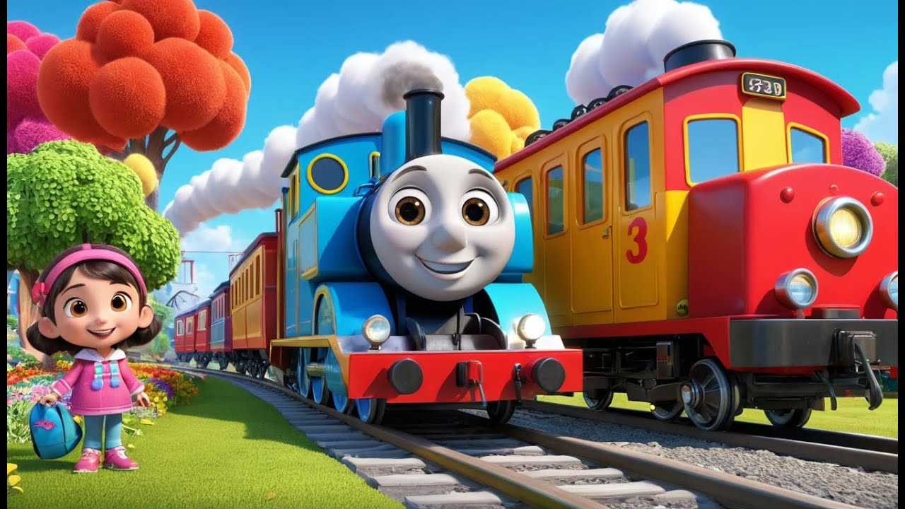 Choo Choo! The Train on the Track | Exciting Train Song for Toddlers ...