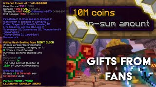 Minecraft Hypixel Skyblock: Gifts From Fans!