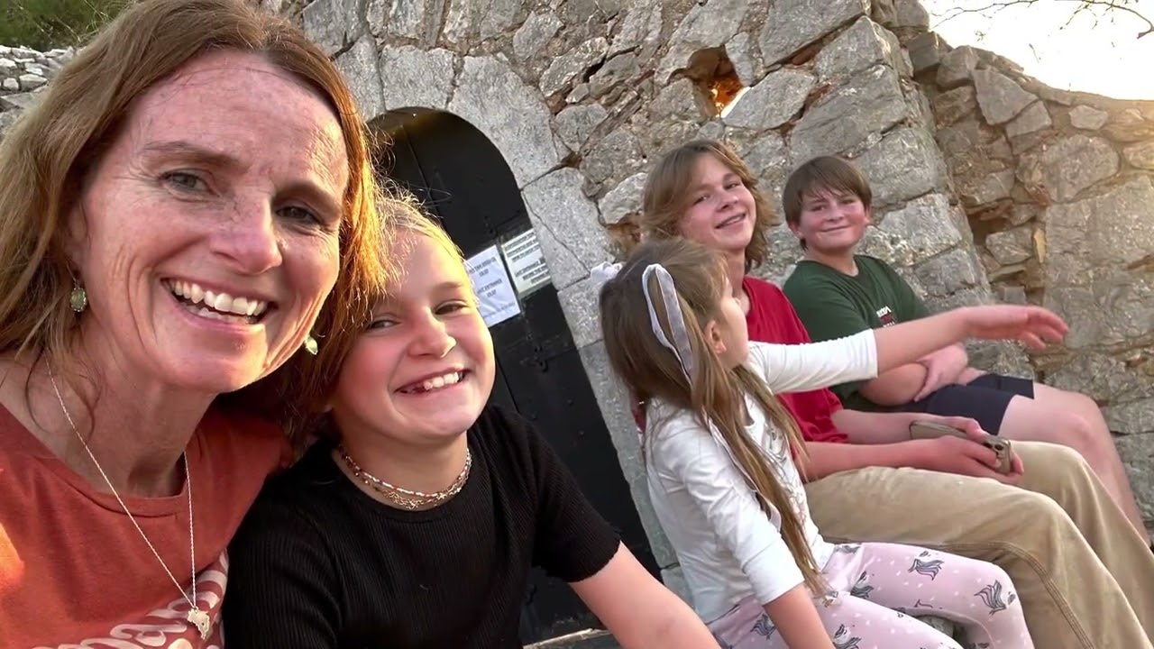 Climbing 999 steps to Palamidi Fortress in Greece with Our Big Family Abroad.