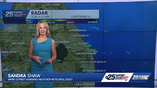 Humid with Isolated Showers for South Florida