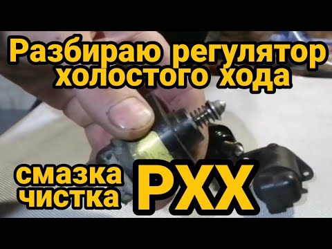 Разбираю Регулятор холостого хода. Смазка, чистка РХХ. Как вытыщить и вставить шток РХХ