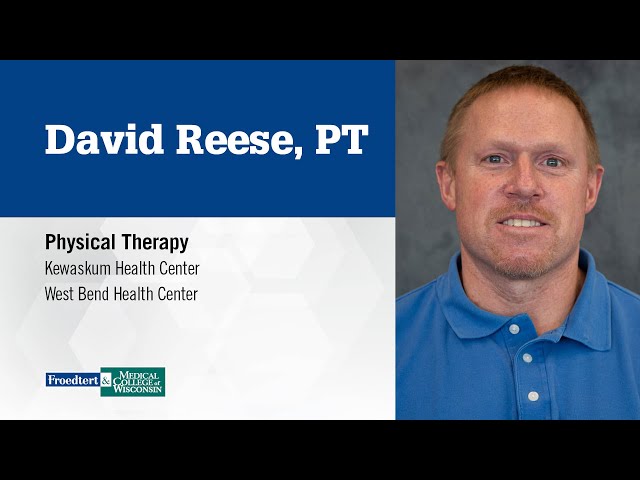 Watch David Reese, physical therapist on YouTube.