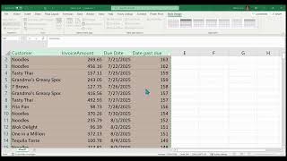 ACCT 300 Chapter 2 Demo Lab 2-1  AR aging analysis