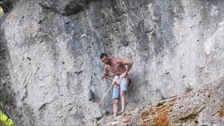 Raise the Roof 8b+,Frankenjura