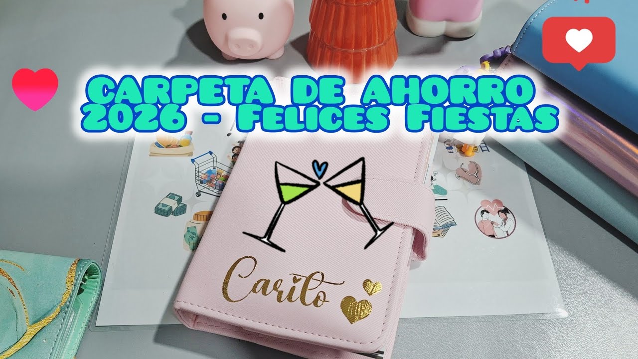 💖ORGANIZACION DE CARPETAS DE AHORRO - Felices Fiestas🫶, Último Video del 2025🥹💖