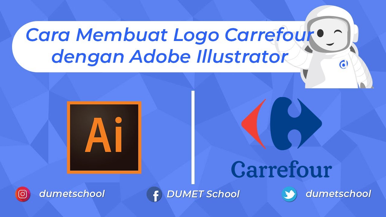 Membuat Logo Carrefour Dengan Adobe Illustrator YouTube