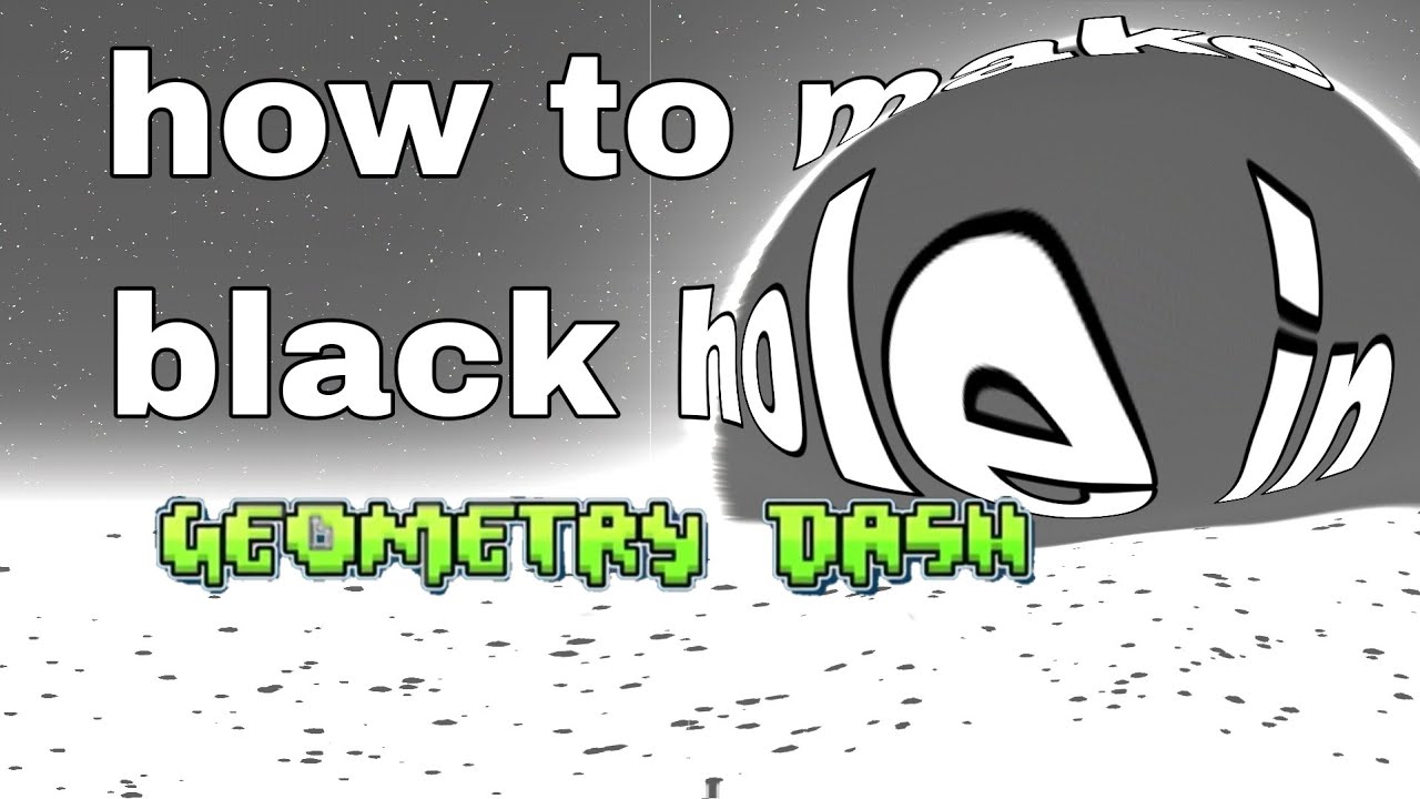 How to make black hole in Geometry dash // Editor Guide - YouTube
