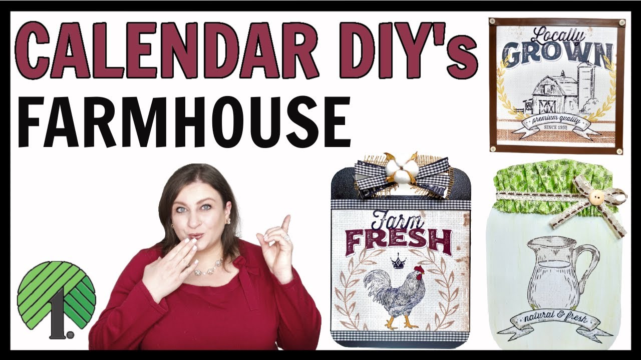 3 FARMHOUSE DIY'S USING DOLLAR TREE CALENDAR | DOLLAR TREE CALENDAR DIYS | DOLLAR TREE DIY TUTORIAL