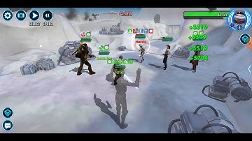 [3v3] CLS/Chewpio/C-3PO (5% stacking O) vs. Qira/Hondo/L3-37 (15% HP): 56 banners