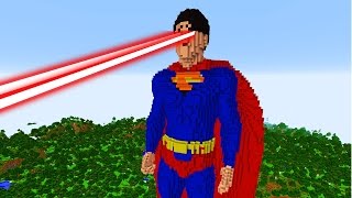 MINECRAFT vs SUPERHEROES : GIGA SUPERMAN VS REZENDEEVIL