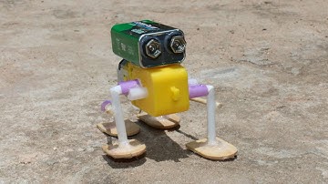 How to make Cute Walking Robot | Simple DIY Robot