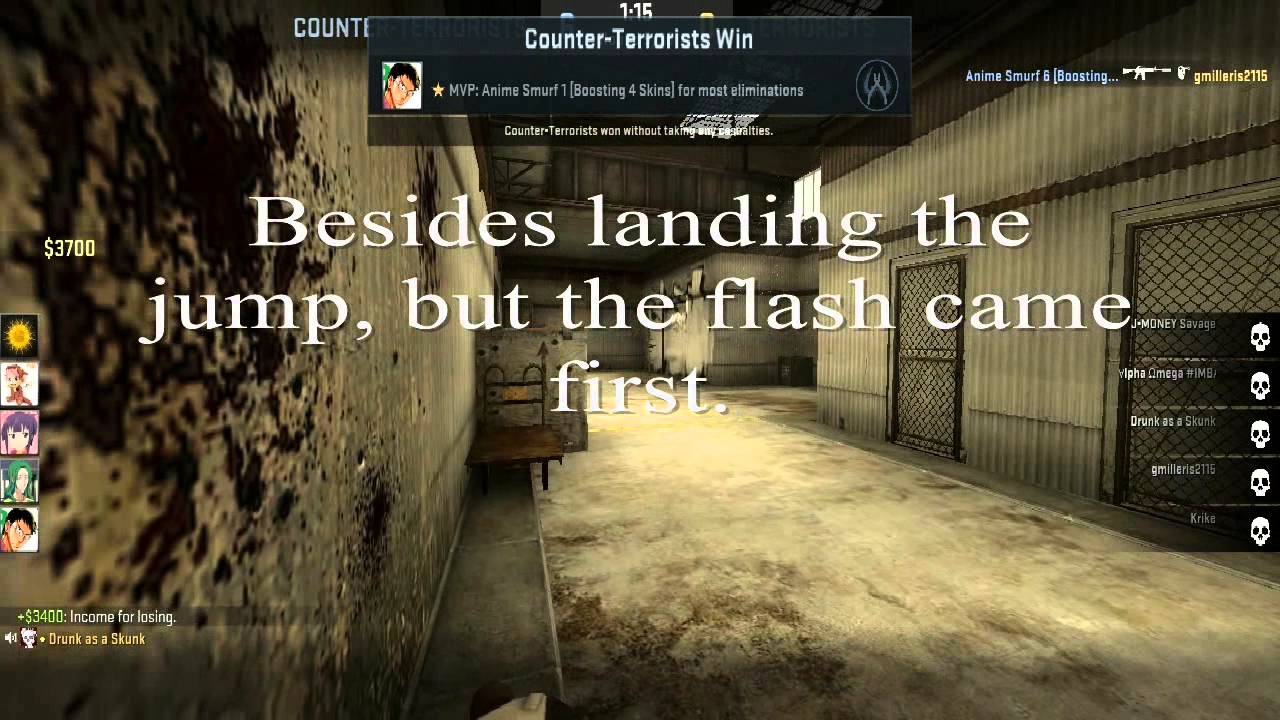 CS:GO - Losing 0-16 Against Skin-Scamming Weeaboo Smurf Squad. - YouTube