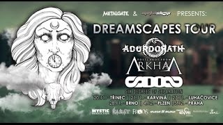 Dreamscapes Tour 2015 - invitation from Postcards from Arkham