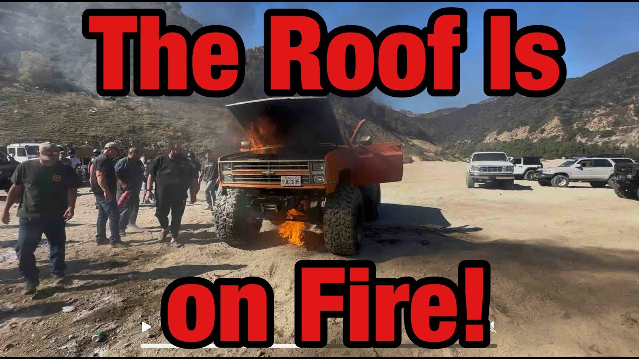Внедорожник Azusa Canyon OHV, 11.09.25. Крыша горит. Наш 4Runner уничтожен. Как и моё эго!