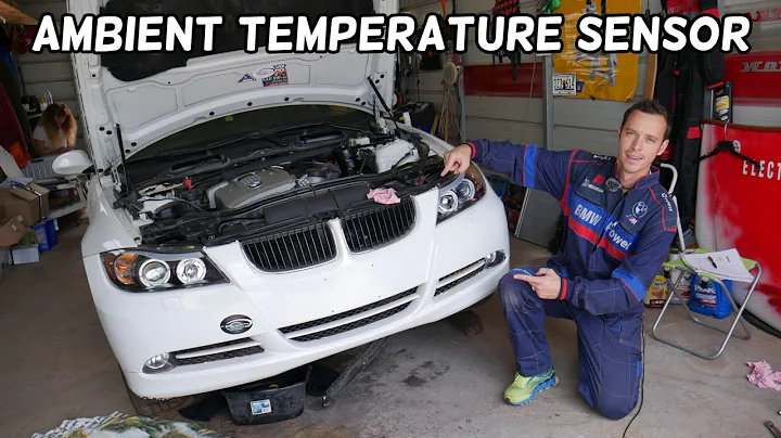AMBIENT TEMPERATURE SENSOR LOCATION REPLACEMENT BMW E90 E91 E92 E93