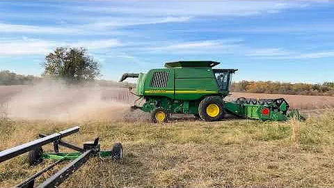 Harvesting Soybeans and Drilling Cover Crops!!