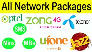 All Network Packages App | All Network Packages 2021 (Jazz Telenor Ufone Zong Warid Ptcl) screenshot 3