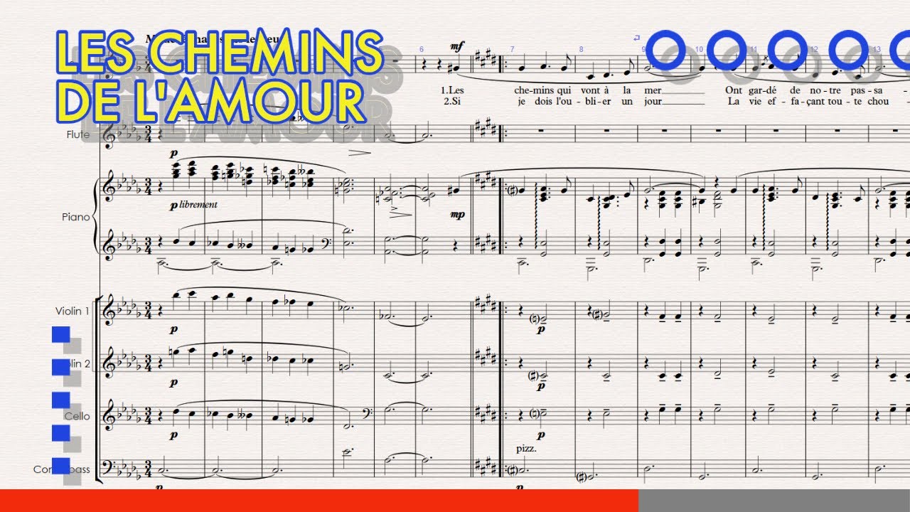 LES CHEMINS DE L'AMOUR (Poulenc) YouTube