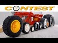 Spinning Contest with 10 Lego Wheels