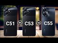 Realmi c 51 vs realmi c 53 vs realmi c 55 |price review camera storage battery test