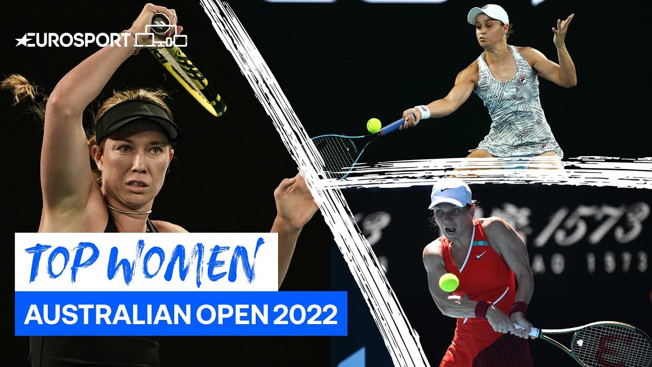 Top 5 Women shots from Australian Open 2022 featuring Swiatek, Halep and Barty! Eurosport Tennis