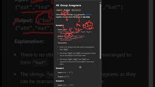 Group Anagrams 😱 HashMap Trick 🔥 #leetcode #coding #dsa #interviewprep #javascript #techreels