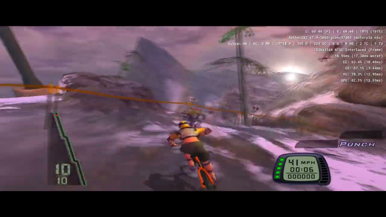 AetherSX2 (PS2 emulator) - Downhill Domination - Android snapdragon 870