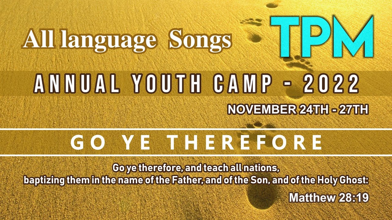 TPM youth camp song 2022 | All song jukebox - YouTube