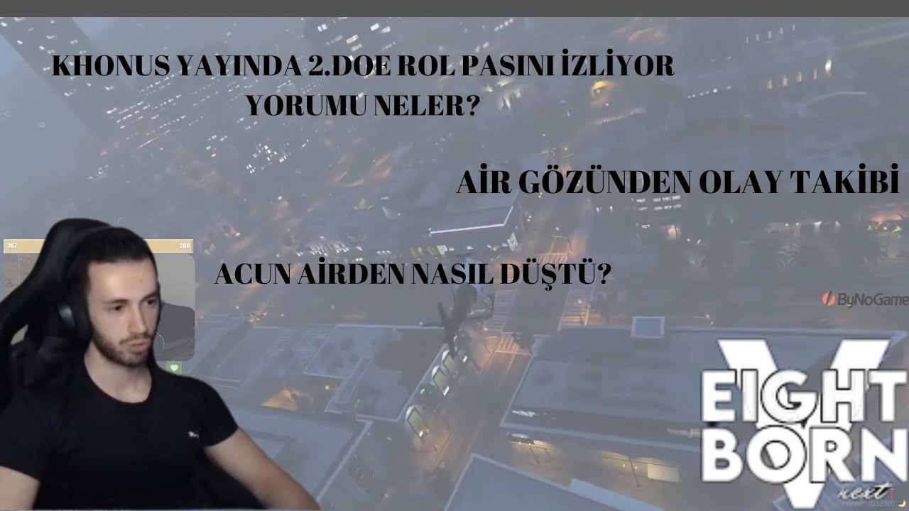-EightbornV-KHONUS YAYINDA 2. DOE ROL PASINI İZLİYOR VE DEĞERLENDİRİYOR!!ACUN HELİKOPTERDEN DÜŞTÜ??
