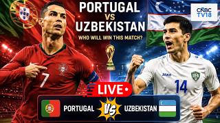 🔴FIFA World Cup 2026 LIVE: Portugal vs Uzbekistan Match | Cristiano Ronaldo | POR vs UZB Match |N18G screenshot 5