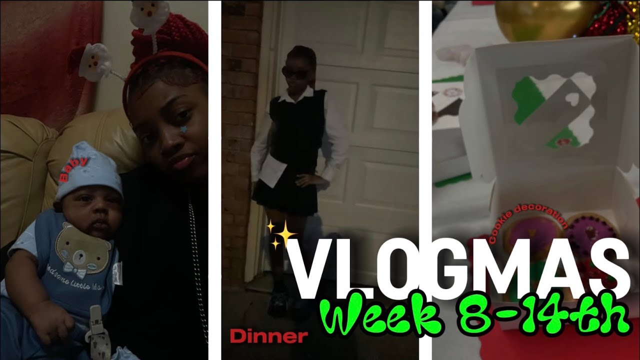 Vlogmas Week 8–14 | Dinner, Family & Shopping