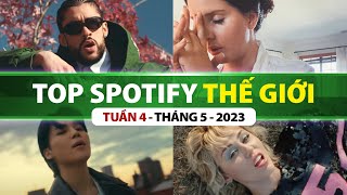 Top Bài Hát Nhiều Lượt Nghe Nhất Spotify Tuần Qua | Tuần 4 - Tháng 5 (2023)