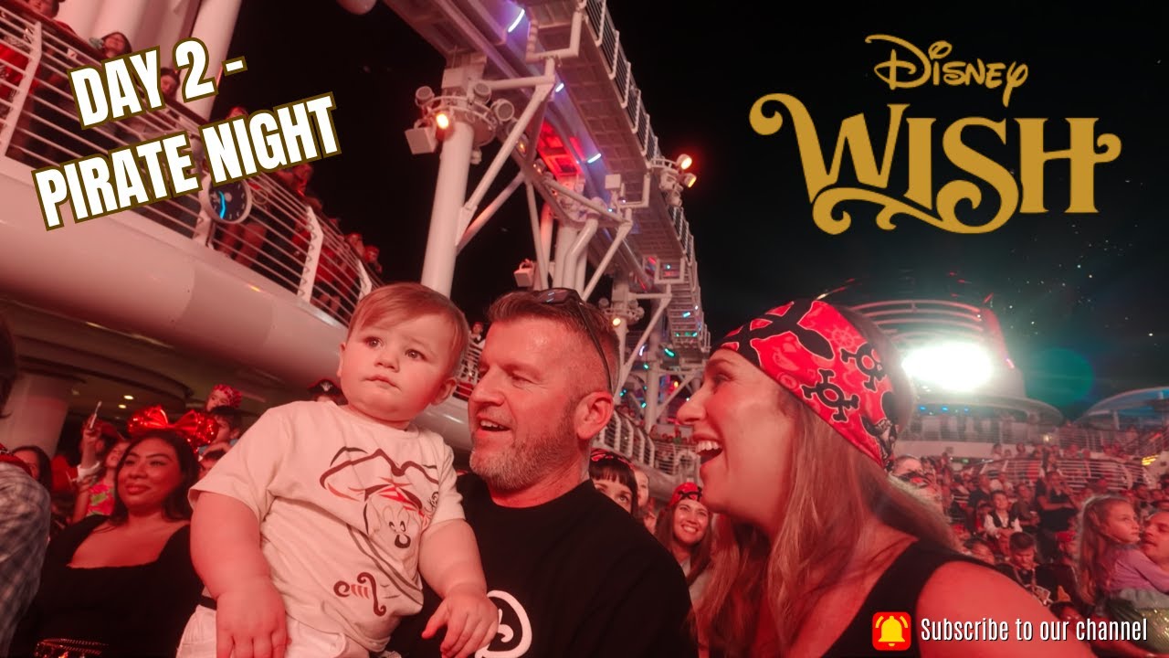 Day 2 on the Disney Wish! /Pirate Night,/Arendelle/Toy Story Splash Pad/New Port in Nassau, Bahamas!