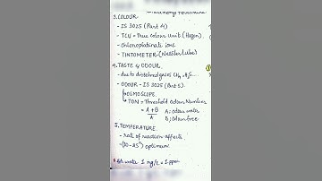 Quick Revision in Only 1 Minute|| Environmental Engineering|| Chapter 3