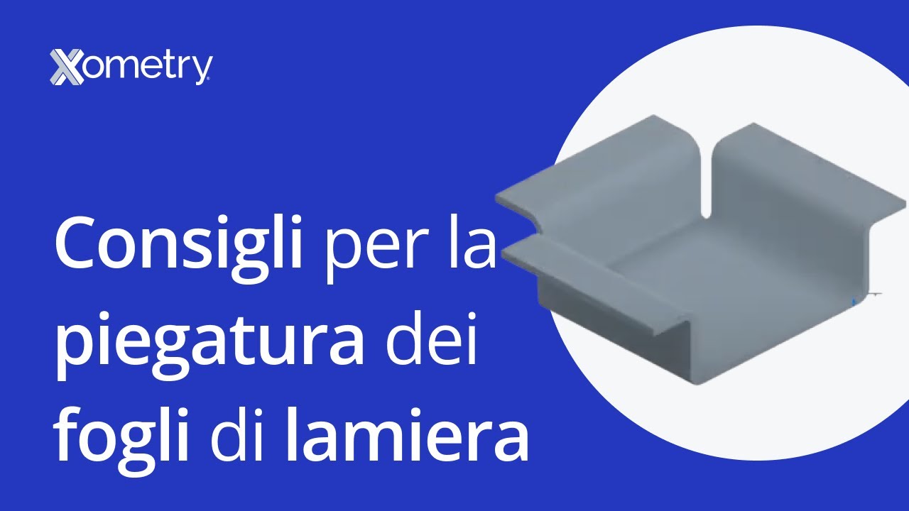 Consigli di progettazione per la piegatura dei fogli di lamiera