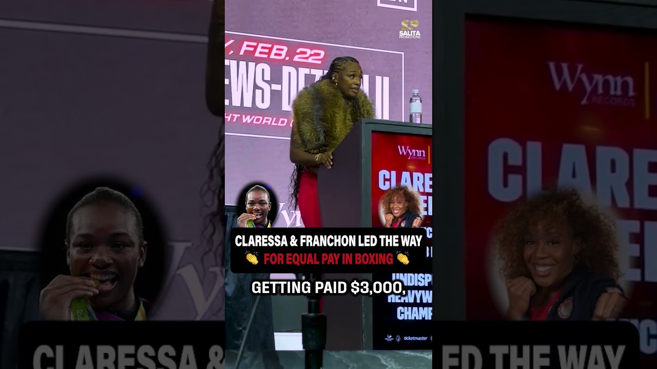 “PAY US THE SAME” 💥 CLARESSA SHIELDS CHANGED WOMEN’S BOXING FOREVER