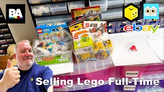 VLOG140  Just Another Week Of Selling Lego FullTime, More Lego Modulars Move On, Listing Heads etc