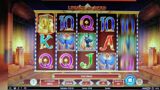 Online Casino LeoVegas - Book of Dead mit Einzahlungsfreispielen, danach Gewinn bei Legacy of Dead!