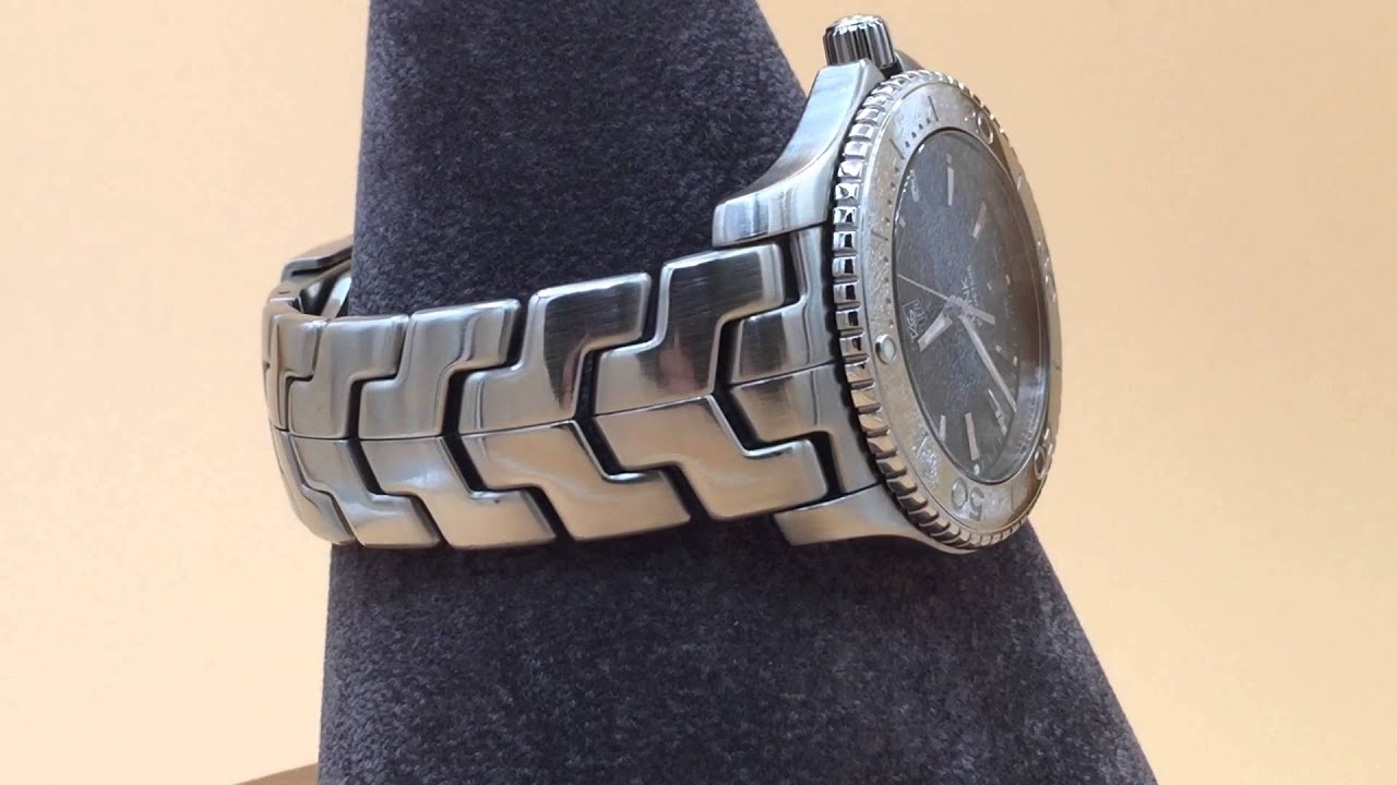 Chrono Watch Tag Heuer Link WJ112 0 - YouTube