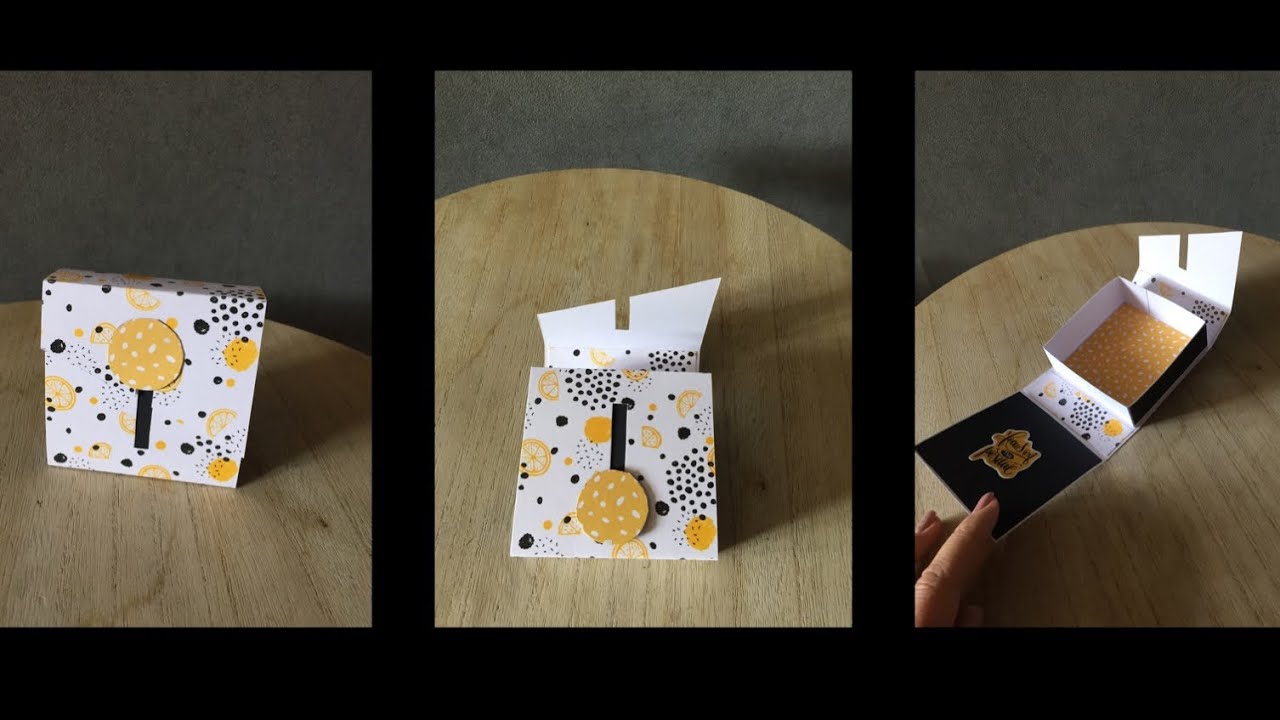 TUTO SCRAP Boîte Fermeture Glissière