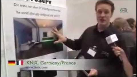 proServ, the new iPhone, iPad, Android controller at KNX member booth