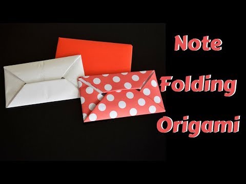 How to Fold an Origami Note