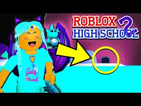 I Found A Secret Hideout In Roblox High School 2 Youtube