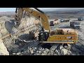 Caterpillar 395 Excavator Loading Overburden at Large Mine 🚜